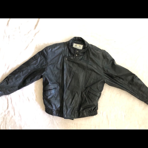 Retro leather jacket - Picture 3 of 3